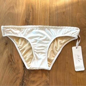 NWT Ale by Alessandra California Swim Bottoms Cream Size XS
